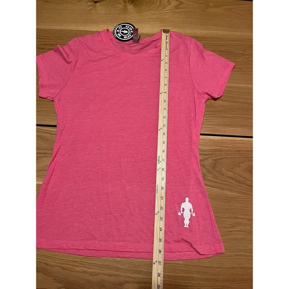Golds Gym Shirt Womens Small Pink Athletic Workout Fitness Tee - Picture 3 of 4